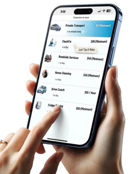 phone-4 Dashride Service App